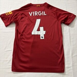 Liverpool 2021 - 2022 Home football Nike shirt #4 VIRGIL size Small Soccer Shirt